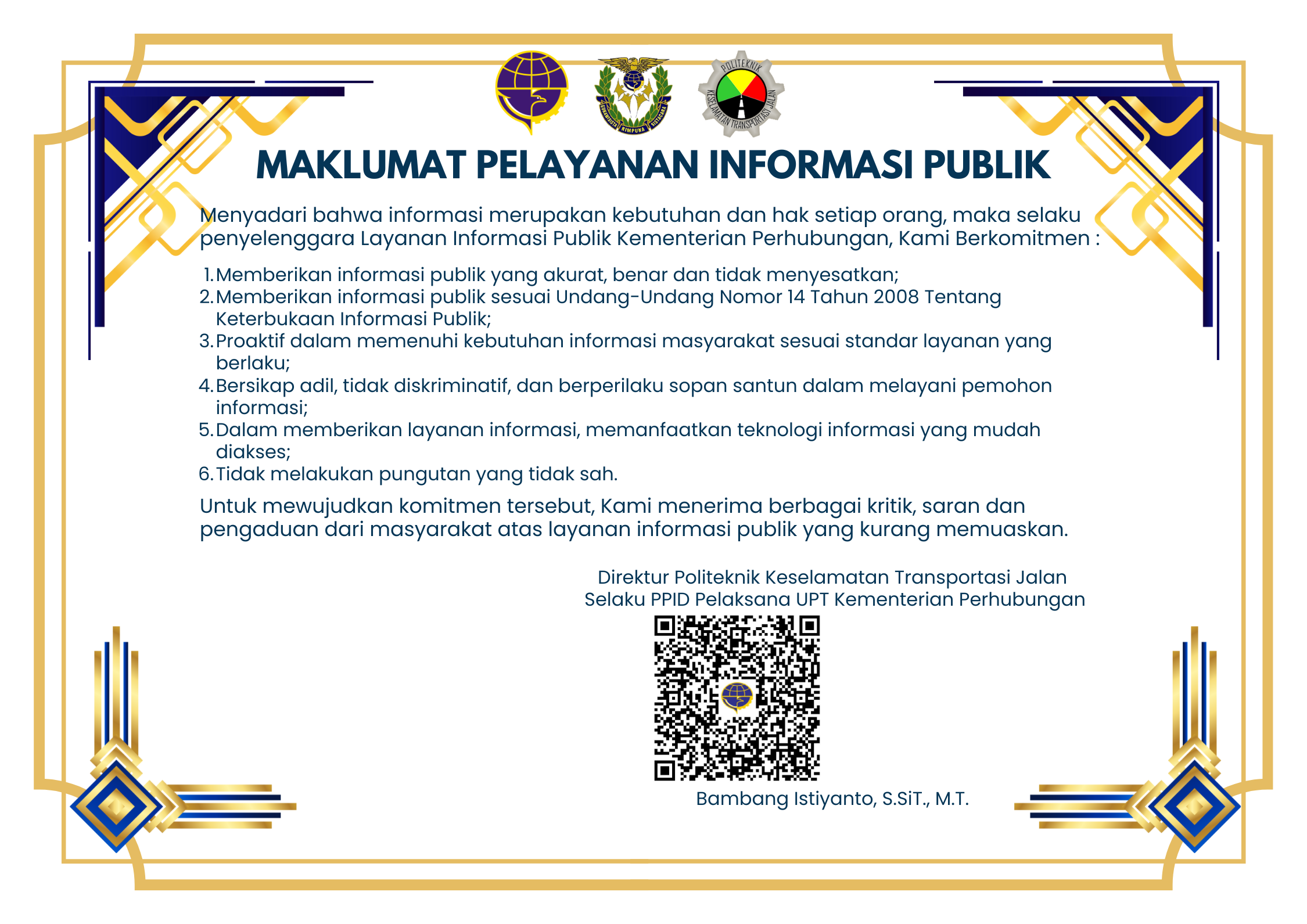 Maklumat Pelayanan